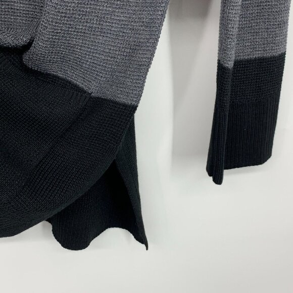 Vince Camuto Sweater Colorblock Knit Two-Pocket Long Sleeve NWT - Picture 5 of 9